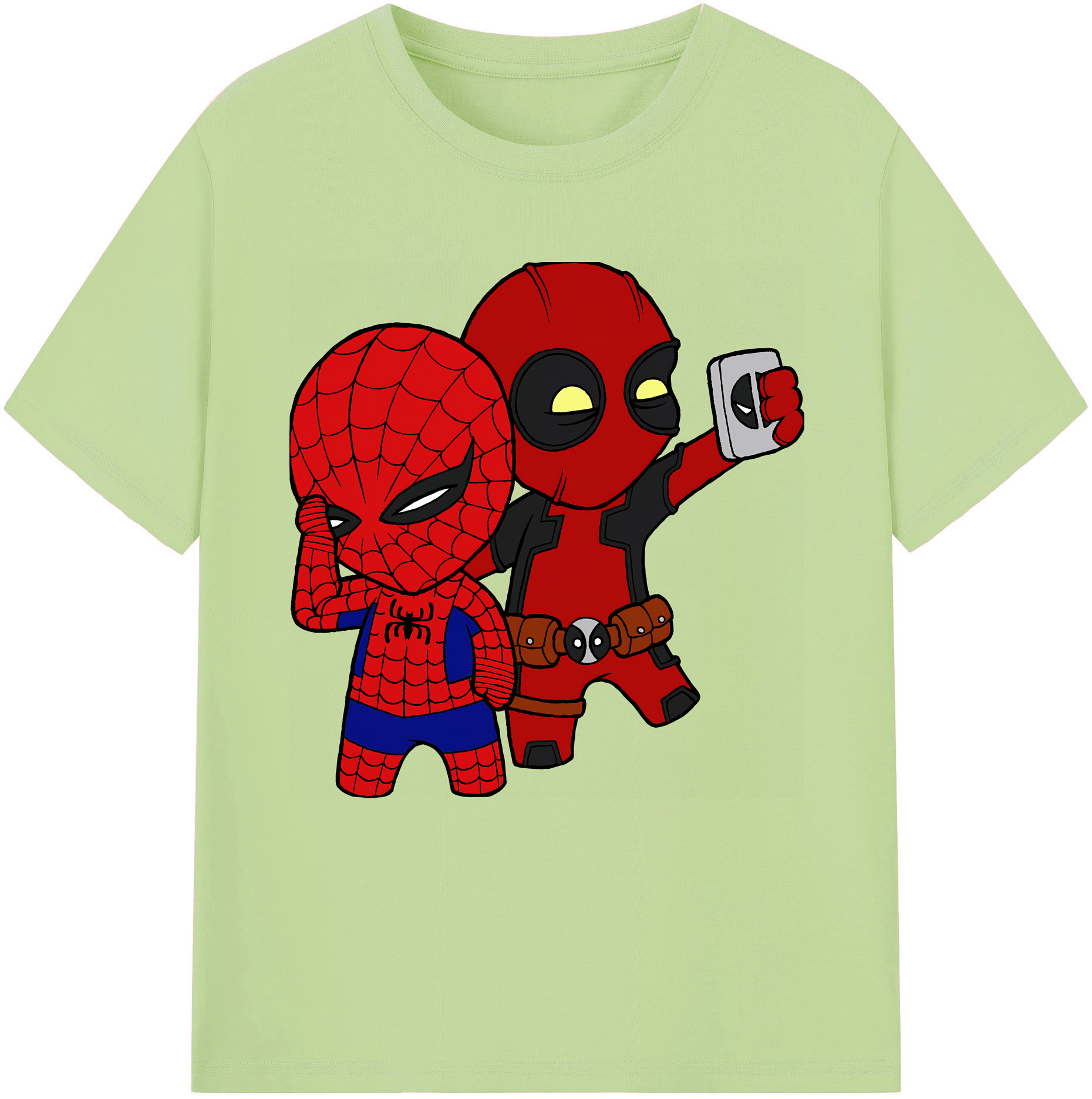 （画像用） Deadpool デッドプール 綿100％半袖Tシャツ（フロントプリント）
